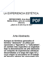 La Experiencia Estética