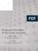 Congruent Triangles PDF