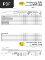 REGISTRO DE NOTAS 2014 Lambayeque