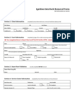 Interlock Removal Form