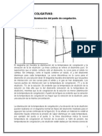 Disminución Del Punto de Congelación