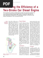 Increasing The Efficiency of A Two-Stroke Car Diesel Engine