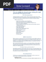 The Art of Effective Questioning by Irene Leonard