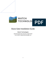 Sluice Gate Installation Guide