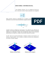 Esfuerzo Normal y Deformación Axial