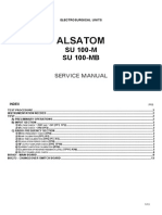 Alsatom Su100m - Su100mb - Service Manual