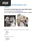 FMGE (MCI Screening Test) Preparation Material by Gankidi Raghavender Reddy