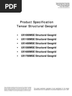 Product Specification Tensar Structural Geogrid