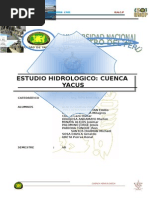 Hidrologia Del Rio Yacus