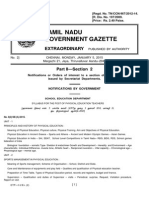 Tamil Nadu Government Gazette: Extraordinary