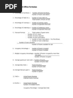 Common Front Office Formulae FO