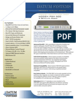 Modem Psm-500: Product Presentation Sheet