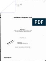 Air Permeability of - Parachute Cloths: (I7Adc Technical Report 52-283