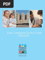 J Oint Commission Pocket Guide 2006-2007