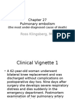 Presentation Chapter 27 Pulmonary Embolism and ARDS Case