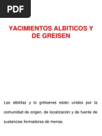 Yacimientos Albiticos y de Greisen