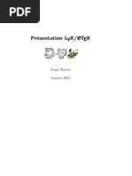 Presentation Lyx Latex PDF