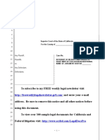 Sample Affidavit of Identity For California