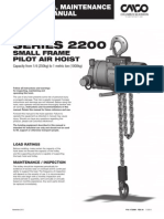 CAH Small Frame Air Hoist Manual 11720901