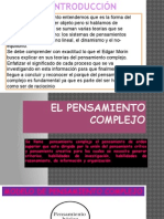 Presentacion Sobre El Pensamiento Complejo