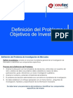 Definicion Del Problema y Objetivos de Investigacion