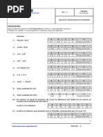 Cálculo Y Razonamiento Numérico