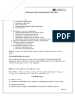 11 Economics Notes Ch16 Employment