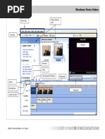 Windows Movie Maker: Menu Bar Panes (Movie and