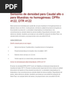 Sensores de Densidad para Caudal Alto o para Muestras No Homogéneas