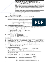 Sequence and Series