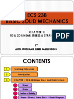 ECS 238 - Chapter 1 (Stress and Strain)