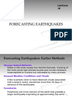 Lecture8-Forecasting Earthquakes