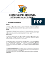 Funciones de Coordinadores Regionales y Distritales