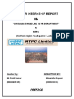 NTPC Project Report