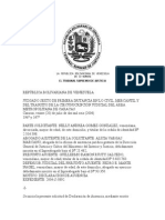 Declaracion de Ausencia TSJ