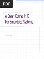 A Crash Course in C Ver 2