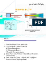 Non Isentropic Flow 1