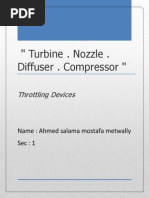 '' Turbine - Nozzle - Diffuser - Compressor ''