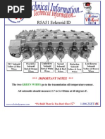 R5A51, Tech Info, Solenoid ID