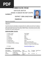 Curriculum Vitae: Khubaib Akhtar