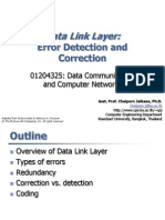 Data Link Layer:: Error Detection and Correction