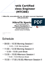 Mikrotik Certified Wireless Engineer (Mtcwe)