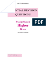 MathsWatch Essential Questions SAMPLE