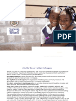 Teacher Education Capacity Development - Haiti