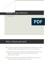 Health Care Reform