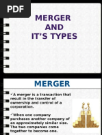 Merger AND It'S Types