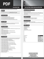 Masterplug Electronic Timer Instruction (E)