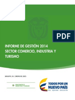 Informe - Gestión - 2014sc Comercio Industria y Turismo