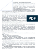 La Formulacion de Una Acusacion Exactamente Determinada