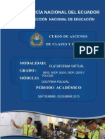 Modulo Doctrina Policial 2015